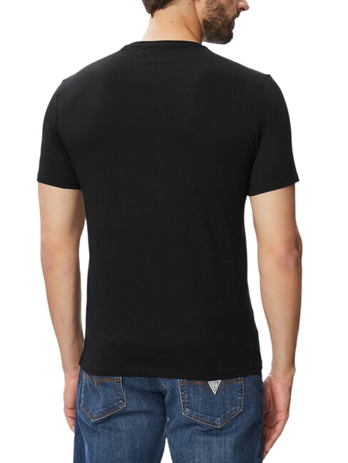 CORE Tricou cu m&acirc;necă scurtă, bumbac pur jetbla - tricou
