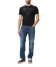 GUESS CORE Tricou cu m&acirc;necă scurtă, bumbac pur jetbla - tricou - 3
