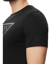 GUESS CORE Tricou cu m&acirc;necă scurtă, bumbac pur jetbla - tricou - 5