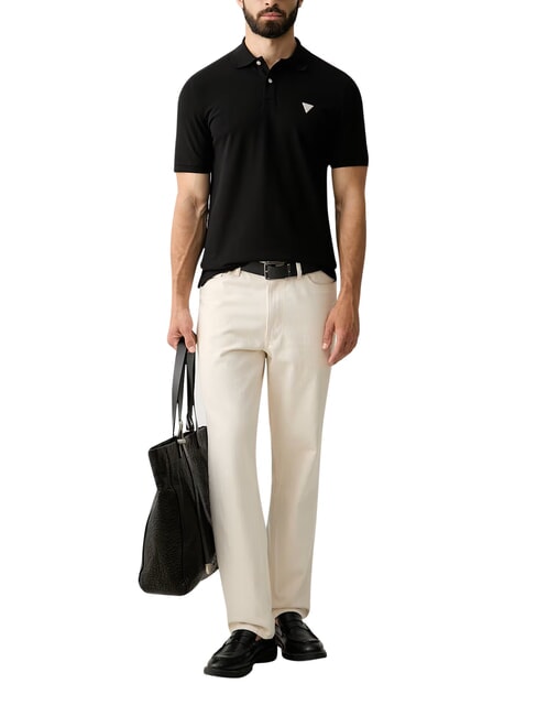 BASIC Tricou polo din bumbac jetbla - maiou Polo