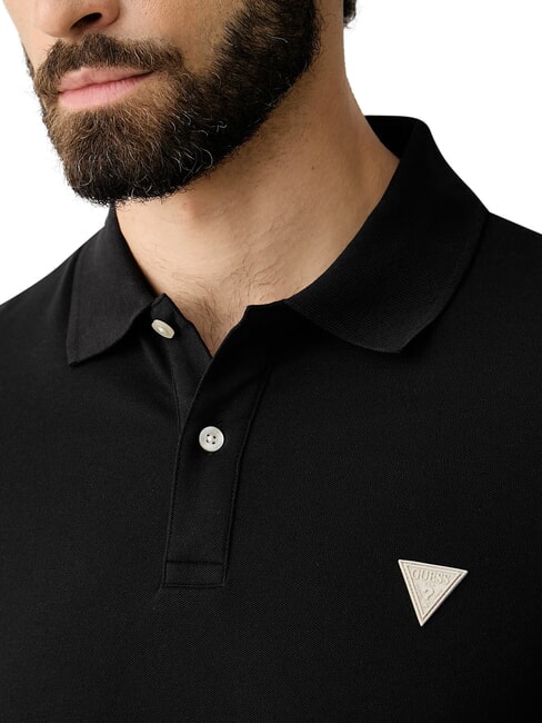 BASIC Tricou polo din bumbac jetbla - maiou Polo