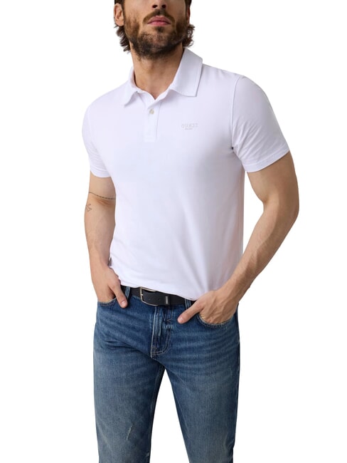ESSENTIAL Tricou cu m&acirc;necă scurtă alb purpuriu - tricou