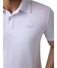 GUESS ESSENTIAL Tricou cu m&acirc;necă scurtă alb purpuriu - tricou - 4