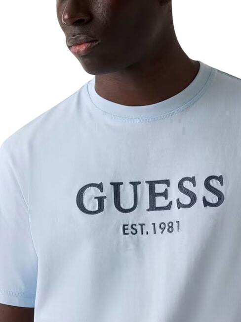 LOGO Tricou cu m&acirc;necă scurtă, bumbac pur albastru aerian - tricou
