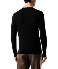 GUESS CORE Tricou cu m&acirc;necă lungă, slim jetbla - Pulovere pentru bărbați - 2