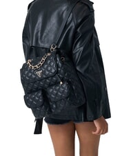 GUESS GIULLY 2 Rucsac cu buzunare frontale BLACK - Genți femei - 3