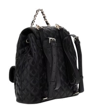 GUESS GIULLY 2 Rucsac cu buzunare frontale BLACK - Genți femei - 4