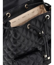 GUESS GIULLY 2 Rucsac cu buzunare frontale BLACK - Genți femei - 6