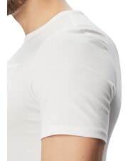 GUESS CORE Tricou cu m&acirc;necă scurtă, bumbac pur alb purpuriu - tricou - 5