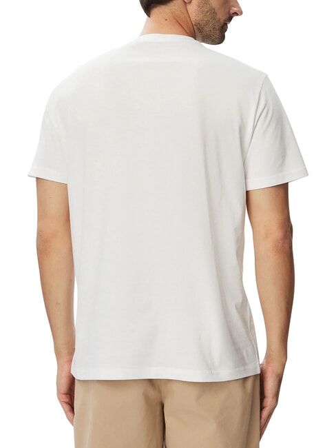 LOGO Tricou cu m&acirc;necă scurtă, bumbac pur alb purpuriu - tricou