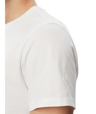 GUESS LOGO Tricou cu m&acirc;necă scurtă, bumbac pur alb purpuriu - tricou - 5
