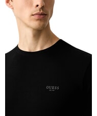 GUESS CORE Tricou cu m&acirc;necă scurtă, slim jetbla - tricou - 4