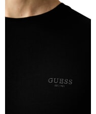 GUESS CORE Tricou cu m&acirc;necă scurtă, slim jetbla - tricou - 5
