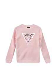 GUESS CORE KIDS Hanorac cu imprimeu logo triunghi balet roz - Hanorac pentru bebeluși - 4