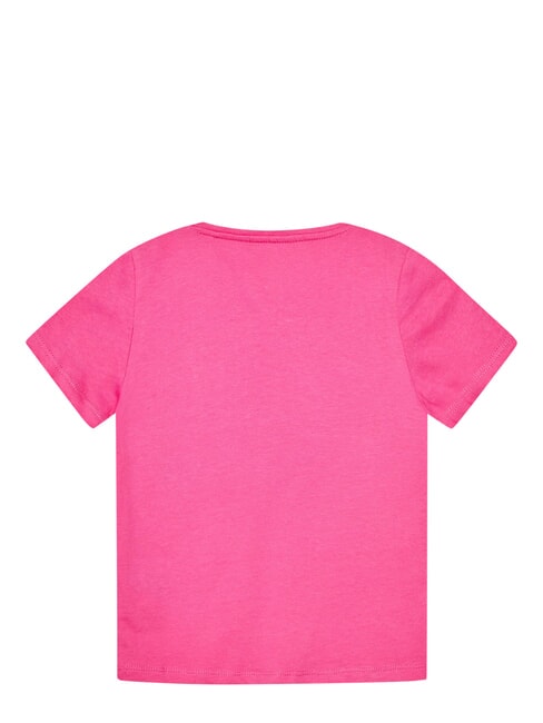KIDS Tricou cu logo triunghi excursie roz - Tricou copil