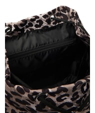GUESS GIRL ALLOVER Rucsac cu buzunare multiple cursuri cu imprimeu leopard - Genți femei - 5