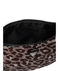 GUESS GIRL ALLOVER Geantă de umăr, reglabilă cursuri cu imprimeu leopard - Genți femei - 5