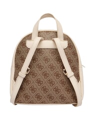 GUESS GIRL Rucsac cu buzunar frontal 4g aop bej alb - Genți femei - 3