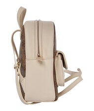GUESS GIRL Rucsac cu buzunar frontal 4g aop bej alb - Genți femei - 4