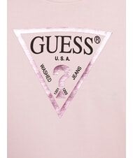GUESS CORE KIDS Hanorac cu imprimeu logo triunghi balet roz - Hanorac pentru bebeluși - 3