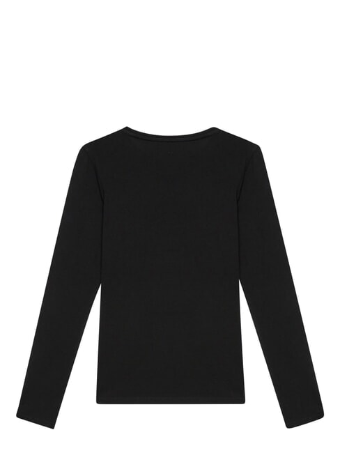 KIDS Camasa metalizata cu maneca lunga jetbla - Tricou copil