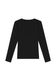 GUESS KIDS Camasa metalizata cu maneca lunga - Tricou copil