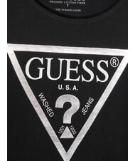 GUESS KIDS Tricou cu imprimeu logo triunghi jetbla - Tricou copil - 3
