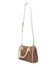 GUESS GIRL MINI ME Geantă mini cu curea de umăr 4g aop bej alb - Genți femei - 4
