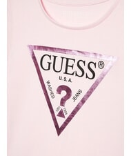 GUESS KIDS Tricou cu imprimeu logo triunghi balet roz - Tricou copil - 3