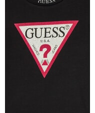 GUESS KIDS Tricou cu m&acirc;necă scurtă și strasuri jetbla - Tricou copil - 3