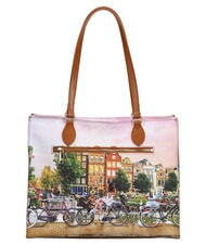 YNOT YESBAG Geantă de cumpărături, geantă de umăr r&acirc;u de flori - Genți femei - 3