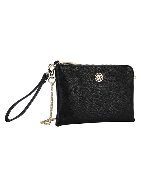 HAPPY Geantă tip clutch cu curea de umăr și m&acirc;ner negru - Genți femei