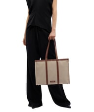 TRUSSARDI ELBA Geantă de umăr p&acirc;nză+marcă - Genți femei - 2