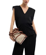 TRUSSARDI ELBA Geantă de umăr p&acirc;nză+marcă - Genți femei - 2