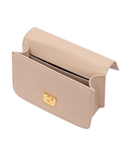 TRUSSARDI CAMEO Geantă de umăr mini, din piele nud - Genți femei - 4
