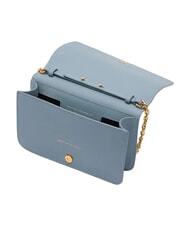 TRUSSARDI RIVETTO Geantă de umăr mini, din piele cetate - Genți femei - 4