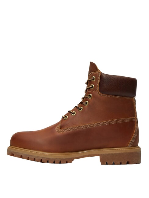 PREMIUM 6 INCH Ghete din piele pentru gleznă maro - Pantofi bărbați
