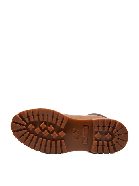 PREMIUM 6 INCH Ghete din piele pentru gleznă maro - Pantofi bărbați