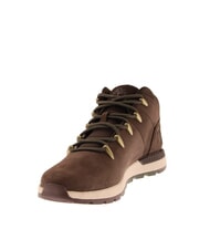 TIMBERLAND SPRINT TREKKER MID  Ghete din piele pentru gleznă  nubuc maro &icirc;nchis negru - Pantofi bărbați - 3