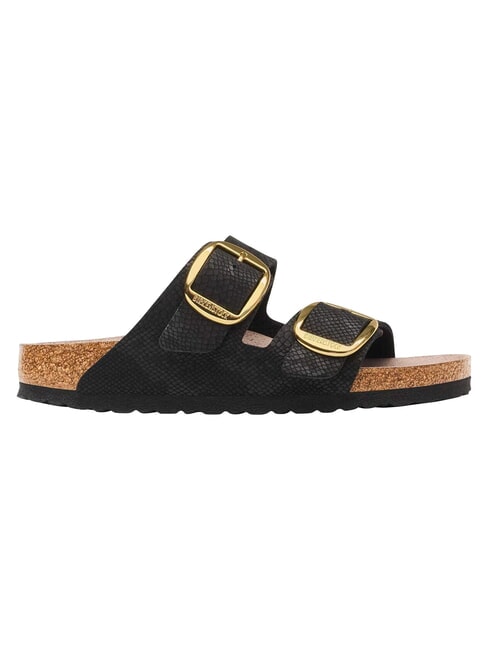 ARIZONA BIG BUCKLE Sandale papuci piton negru - Pantofi femei