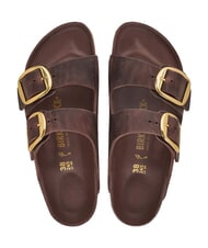 BIRKENSTOCK ARIZONA BIG BUCKLE HEX Sandale tip papuc din piele uleiată habana - Pantofi femei - 3