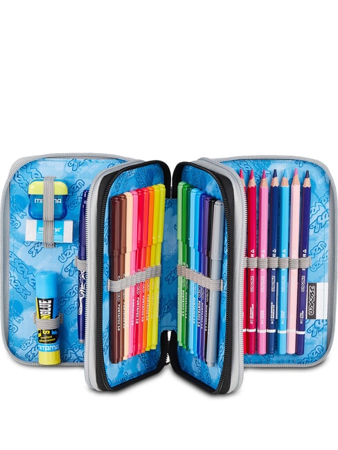 SHADOWS OF COLOR Penar cu trusă școlară gri neutru - Penare și accesorii