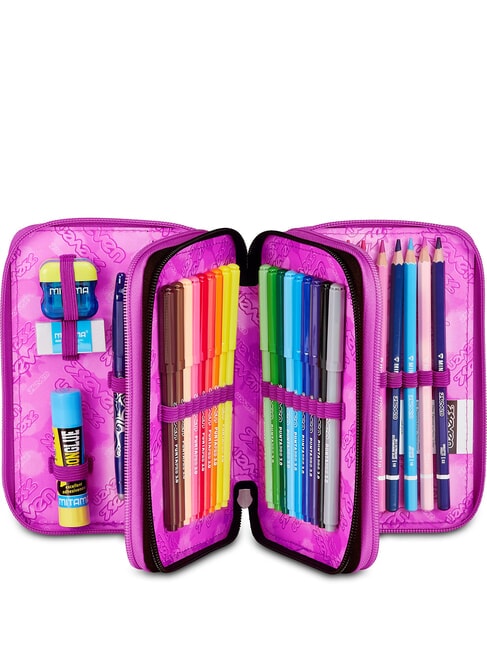 SHADOWS OF COLOR Penar cu trusă școlară violet deschis - Penare și accesorii