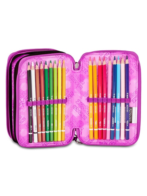 SHADOWS OF COLOR Penar cu trusă școlară violet deschis - Penare și accesorii
