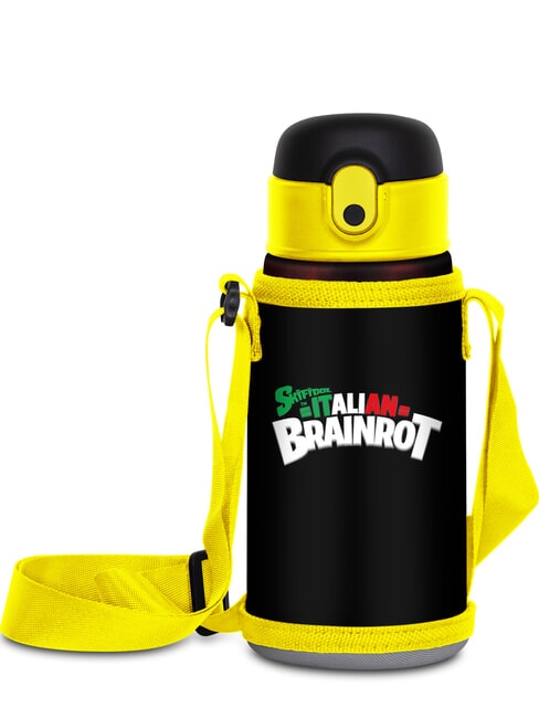 ITALIAN BRAINROT Sticlă termică 0,46 l negru - Sticle termice