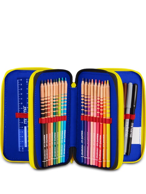 THE HEDGEHOG SPEED Penar cu trusă școlară albastru electric - Penare și accesorii
