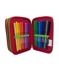 SKIFIDOL ITALIAN BRAINROT Penar cu trusă școlară roșu obraznic - Penare și accesorii - 5