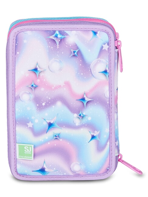 GLOW LED UNICORN GIRL Penar cu trusă școlară liliac moale - Penare și accesorii