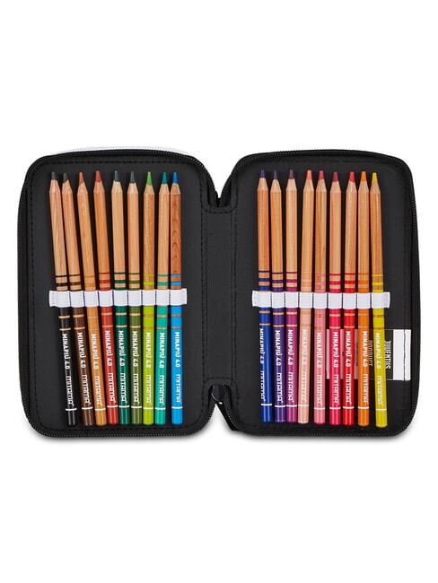 WE ARE YOUTH Penar cu trusă școlară negru - Penare și accesorii