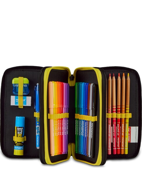 LUPETTO SCHOOL Penar cu trusă școlară roșu romă - Penare și accesorii